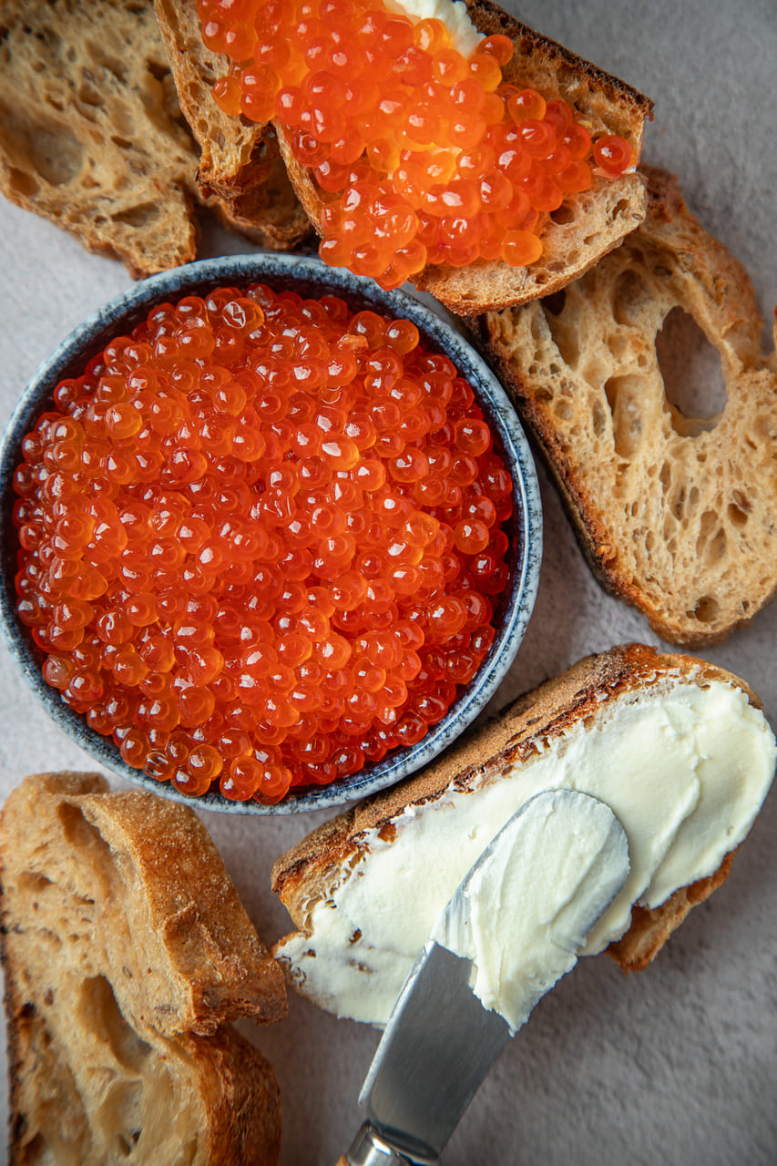 Lightly salted pink salmon caviar, IKURA #1